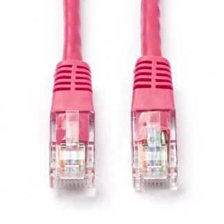 Afbeelding van Netwerkkabel Cat5e U/UTP 5 meter (Roze)