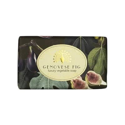Afbeelding van The English Soap Company, Vintage Wrapped Shea Butter Soap, Genovese Fig, 200 g
