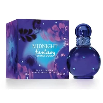Afbeelding van Britney Spears Midnight Fantasy, Eau de Parfum voor dames, verstuiver, fruitige geur, bloemen en gourmande