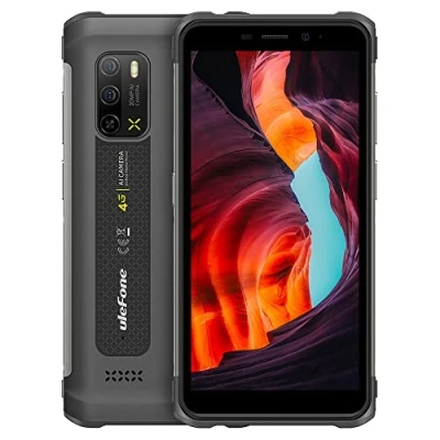 Afbeelding van Onbreekbare telefoon Ulefone Armor X10 Pro, onderwatercamera 20 MP, Helio P22 4 GB + 64 GB, 5,45 inch smartphone, waterdicht, IP68, dual sim, batterij 5180 mAh, sleuf voor 3 kaarten, GPS,