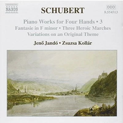 Afbeelding van Jeno Jandó &amp; Zsuzua Kollár Schubert: Piano Works For Four Hands 3 (CD)