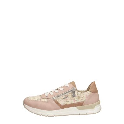 Afbeelding van Rieker Sneakers laag, Dames, Maat: 38, Rosa Kunststof