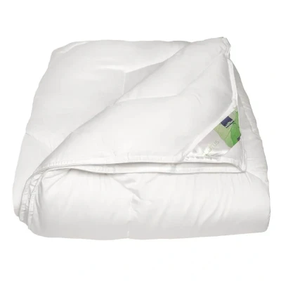 Afbeelding van Polydaun Lotus 4 seizoenen Dekbed vochtregulerend Treecell tijk 3D Polarsoft plus vulling Eenpersoons 140x200 cm Wit