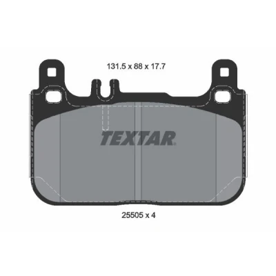 Afbeelding van Textar Remblokset 2550501