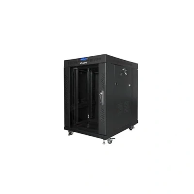 Afbeelding van Lanberg FF01 6815 12BL rack 15U Vrijstaande rek Zwart
