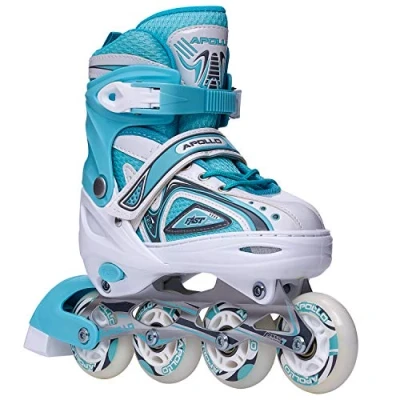 Afbeelding van Apollo Super Blades, inlineskates voor dames en kinderen, volwassenen, meisjes jongens, in de maten 31 42, led