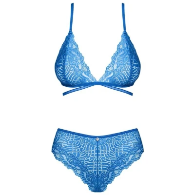 Afbeelding van Obsessive Bluellia 2 st. Set Blauw L/XL