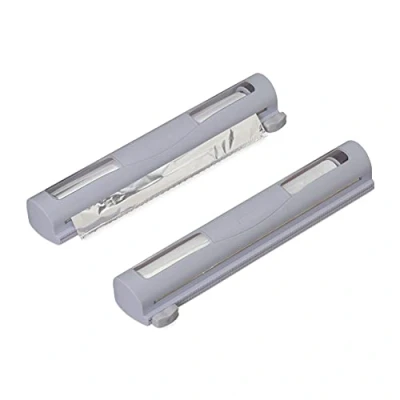 Afbeelding van Relaxdays foliehouder set van 2 magnetisch aluminiumfolie en vershoudfolie grijs