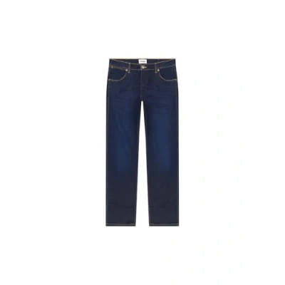 Image de Wrangler Greensboro Jean pour homme Coupe droite droite, Moonlight Rinse, 44W / 34L
