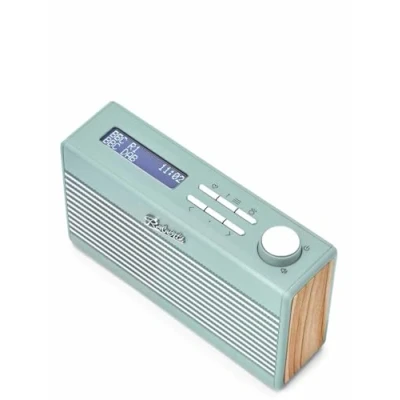 Afbeelding van Roberts Rambler Mini FM/DAB/DAB+ digitale radio met Bluetooth en ingebouwde oplaadbare batterij, eendenblauw
