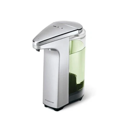Image de Distributeur de savon liquide à capteur Nickel Simplehuman Gris Métal