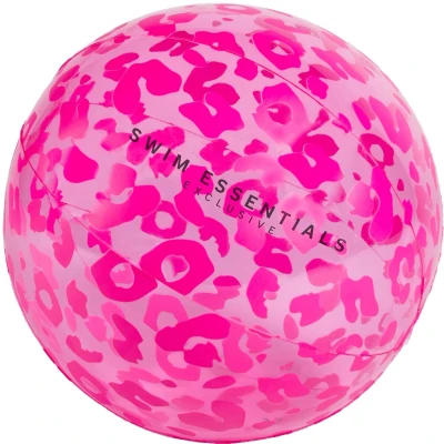 Afbeelding van Swim Essentials Strandbal Opblaasbaar Neon Panterprint Ø 51 cm