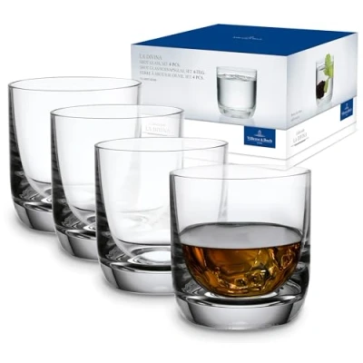 Afbeelding van Villeroy &amp; Boch La Divina Gläser Shot Glas / Schnapsglas Set 4 delig 40 ml h: 5,3 cm