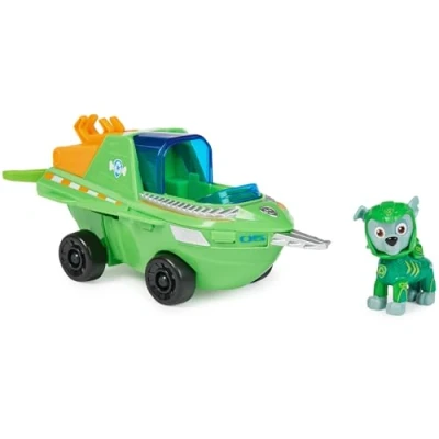 Image de Véhicule avec Figurine Rocky Paw Patrol Aqua Pups Pat’Patrouille