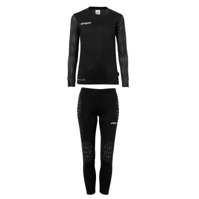 Afbeelding van Reaction Keeperstenue Junior Black 990 164 Zwart Keeperskleding