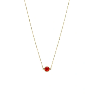 Afbeelding van Lucardi Ketting, Dames, Maat: One Size, January red