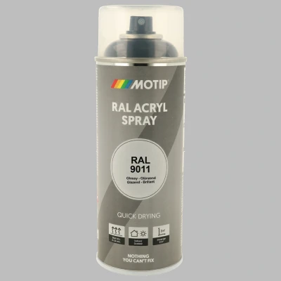 Afbeelding van MOTIP 07158 RAL lak spuitbus 9011 400ml