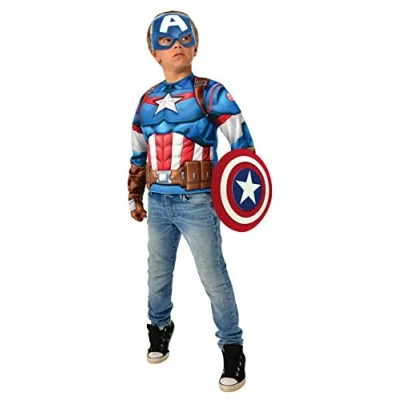 Afbeelding van Rubies Avengers Endgame Captain America Deluxe kostuum G40224