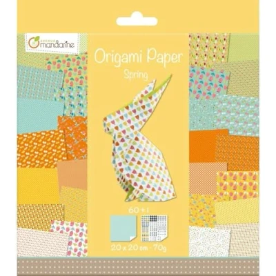 Afbeelding van Avenue Mandarine OR505O Origami papier, meerkleurig, 20 x cm, 70 g, 60 vellen