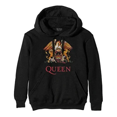 Afbeelding van Queen Classic Crest Hoodie/trui XXL Zwart