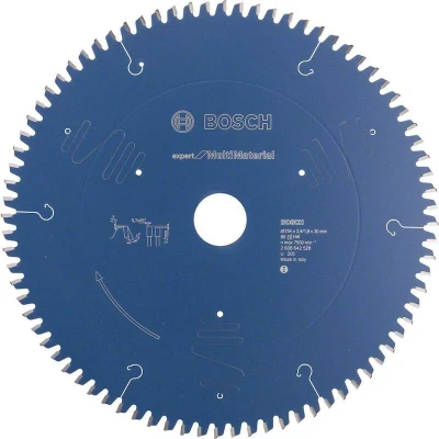 Image de BOSCH 2608642528 lame de scie circulaire Expert pour Multi Material, 254 x 30 2.4 mm, 80T