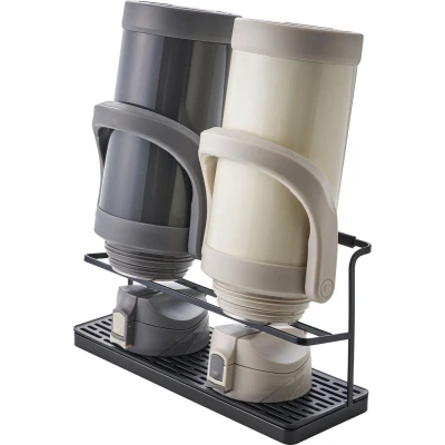 Afbeelding van Yamazaki Bottle drying stand with tray Tower Black