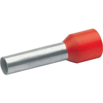 Afbeelding van Klauke 47618 Adereindhulzen 10 mm² Deels geïsoleerd Rood 100 stuk(s)