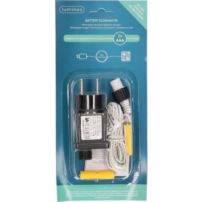 Afbeelding van Batterijvervanger 2x AAA Lumineo (3 meter, Binnen)