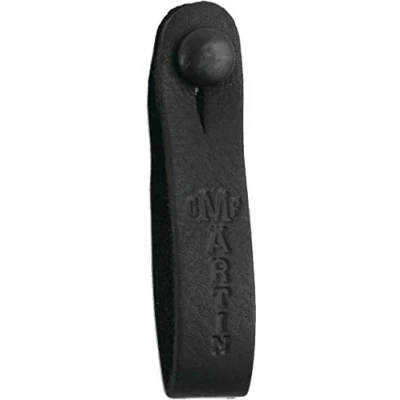 Afbeelding van Martin 18A0031 Leather Strap Tie Black lederen gitaarband