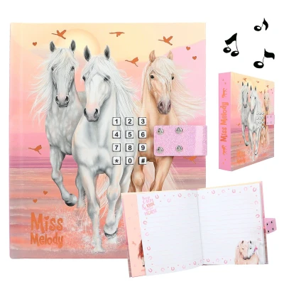 Afbeelding van Depesche Miss Melody dagboek met code en geluid SUNDOWN
