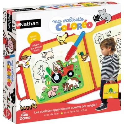 Image de Dessin et coloriage enfant Nathan Ma valisette Coloréo