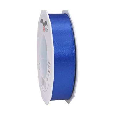 Afbeelding van dit Pattberg satijn lint in koningsblauw, 25 meter, voor geschenkverpakking, 2,5 cm breed, decoratief geschenken, elke gelegenheid