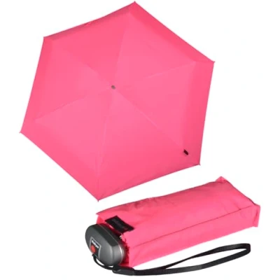 Afbeelding van Knirps Reiszakparaplu, Fluorescerend roze, Zakparaplu Super Mini