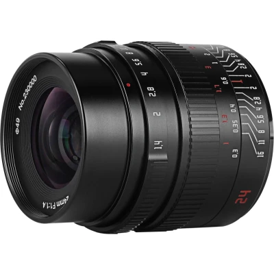 Afbeelding van 7 Artisans Lens APS C 24mm F/1.4 voor Fuji FX vatting, zwart