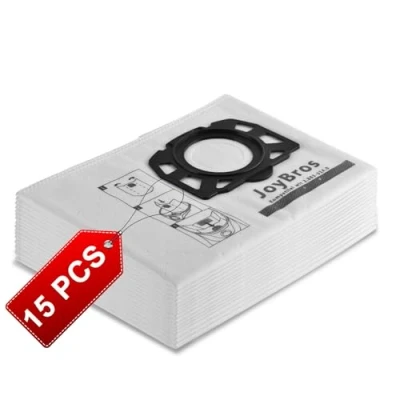 Afbeelding van JoyBros 15 stuks zakken voor Kärcher WD2 Plus WD3S WD 3S 3 V 17 KFI 357 KWD 1 2.863 314.0 SE4001 SE4002