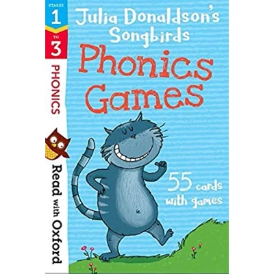 Afbeelding van Read with Oxford Stages 13 Julia Donaldson&#039;s Songbirds Phonics Games Flashcards