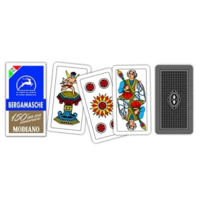 Afbeelding van Modiano Bergamasche speelkaarten 150e verjaardag 300072