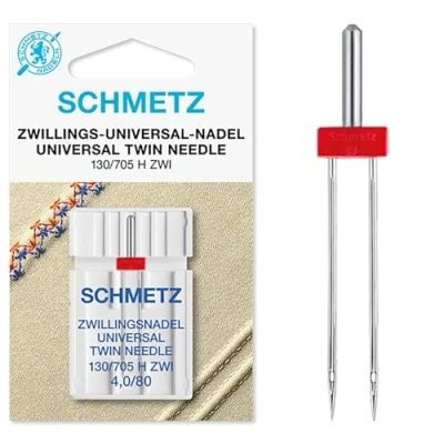 Afbeelding van Schmetz Tweeling 1 naald 4.0 80