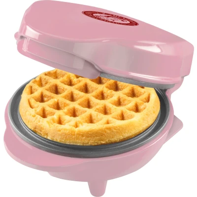 Afbeelding van Bestron Mini Wafelijzer, Wafelijzer in Kersteditie, Gelimiteerde Oplage, Wafelmaker met Antiaanbaklaag, voor Kerstmis, Feestjes of als Cadeau, Wafelgrootte 10 cm, Kleur: Matroze