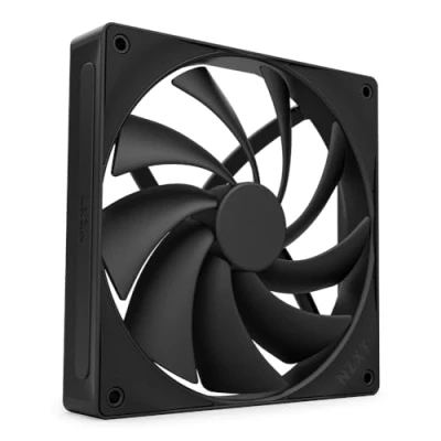 Afbeelding van NZXT F140Q 140 mm 102.90 cfm 500 1500 rpm 29.8 dBA Quiet Airflow Fan 4 pin PWM FDB zwart