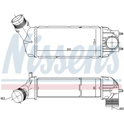 Afbeelding van Nissens Interkoeler 96720