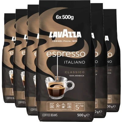Afbeelding van Lavazza Espresso Italiano Classico koffiebonen 500 gr