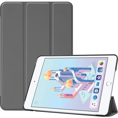 Afbeelding van imoshion Tablet Hoes Geschikt voor iPad Mini 4 (2015) / 5 (2019) Trifold Bookcase Grijs /Grijs