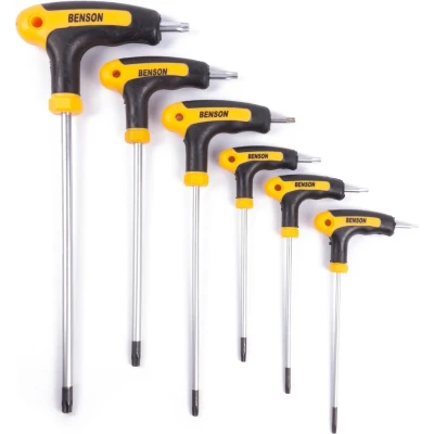 Afbeelding van Benson Torx Sleutelset T10 T15 T20 T25 T30 T40 6 Delig