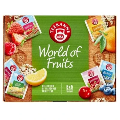 Image de Teekanne World of fruits Boîte de sélection thé aux 6 saveurs 5 sachets chaque 2022