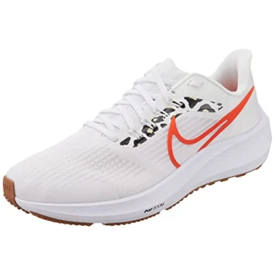 Afbeelding van Nike Wmns Air Zoom Pegasus 39 Sneakers voor dames, Witte kleur oranje platina