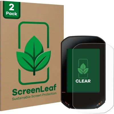 Afbeelding van ScreenLeaf Screenprotector voor Bryton Rider 420 Duurzame schermbescherming Folie Beschermfolie transparant (2 Stuks)