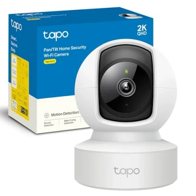 Image de Tapo C212 V2 Caméra de surveillance réseau panoramique / inclinaison couleur (Jour et nuit) 3 MP 2560 x 1440 2K Focale fixe audio sans fil Wi Fi 2.4GHz radio H.264