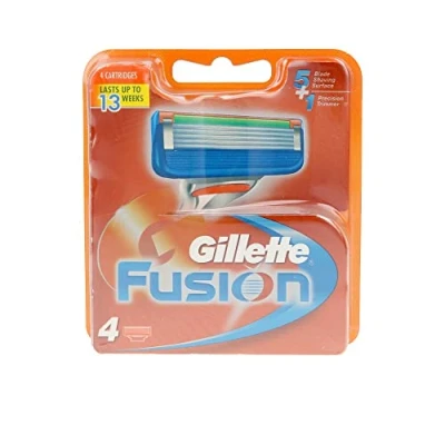 Afbeelding van Gillette 84856754 reservemesjes, 4 stuks, oranje