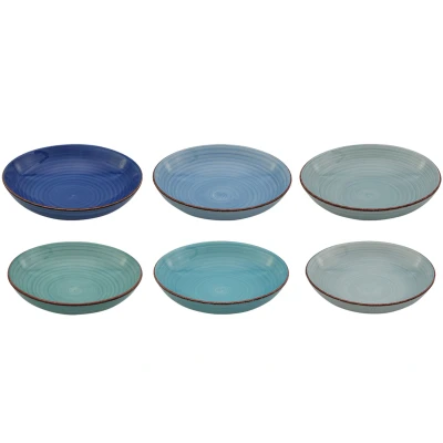 Afbeelding van Studio Tavola Pastaborden Ocean Blue ø 23 cm 6 stuks